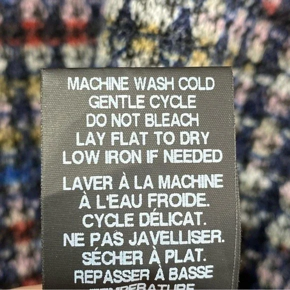 Pure Essence- Multicolored Long Sleeve Tunic Top- Sz. M - Picture 8 of 10